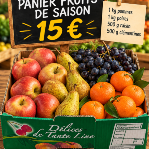 PANIER FRUITS DE SAISON